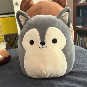 Squishmallows Gray and White Stuffed Animal